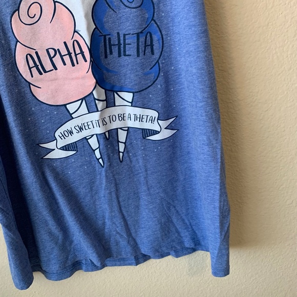 Kappa Alpha Theta Tank Top Bid Day Size Small How Sweet it is to be a Theta! - Picture 14 of 15